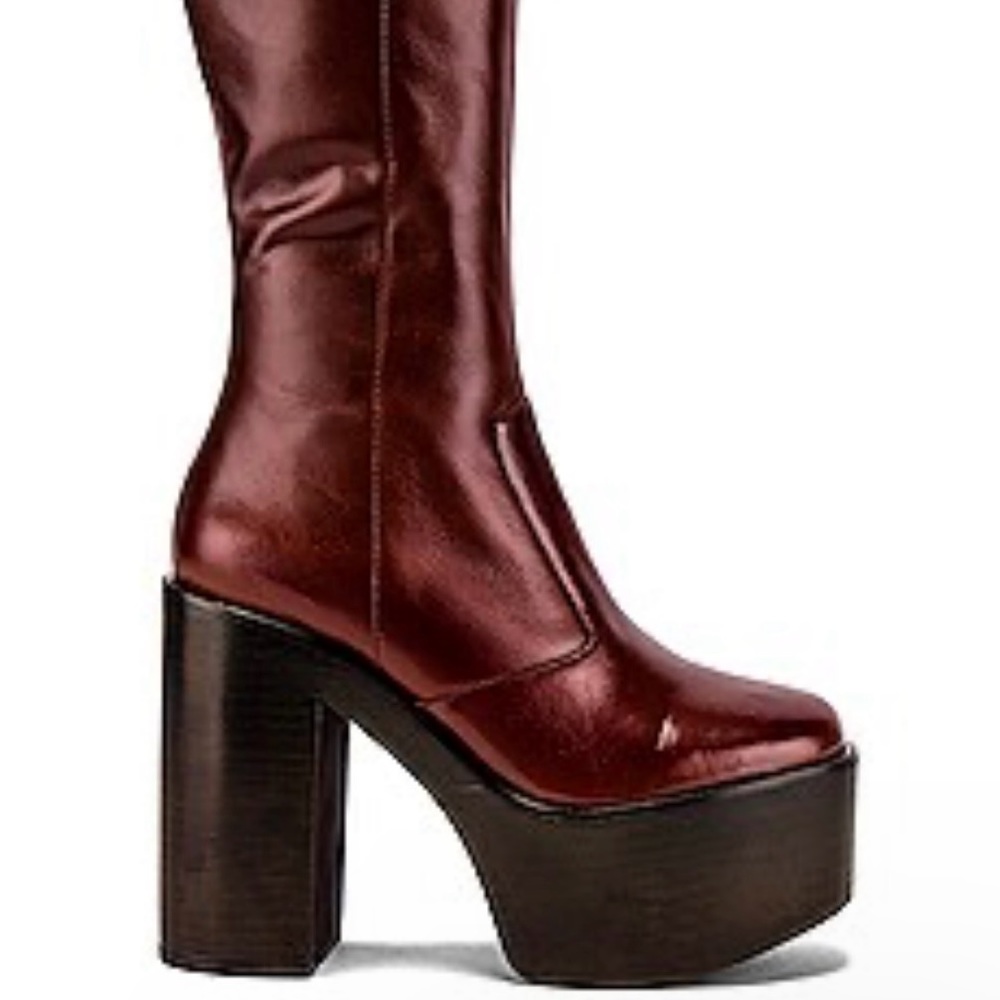 Jeffrey Campbell Mexique Boot - Platform - knee high - Size 8W